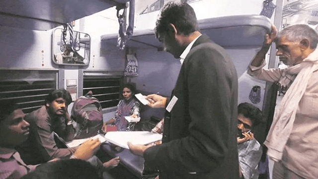 sleeper journey with general ticket in Trains