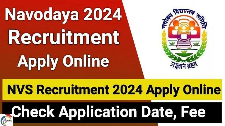 navodaya job notification 2024