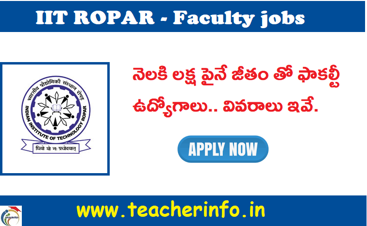 iit ropar faculty jobs