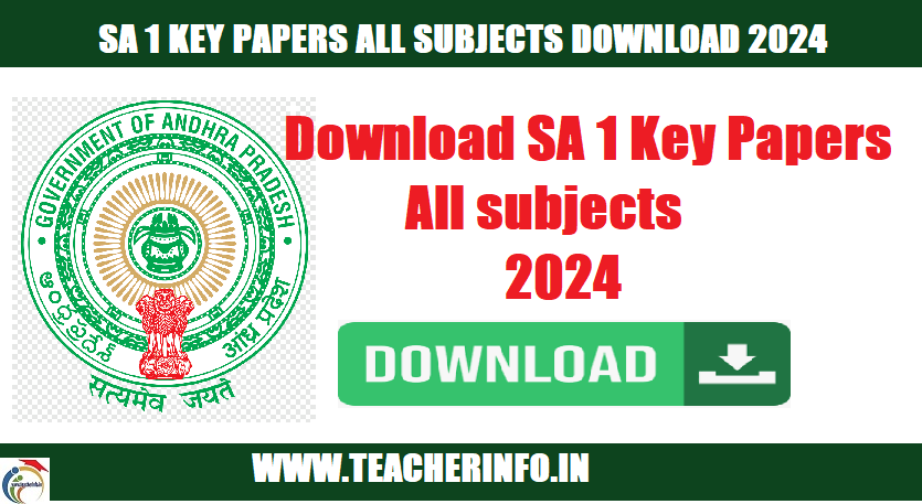 SA 1 KEY PAPERS 2024 DOWNLOAD LINKS