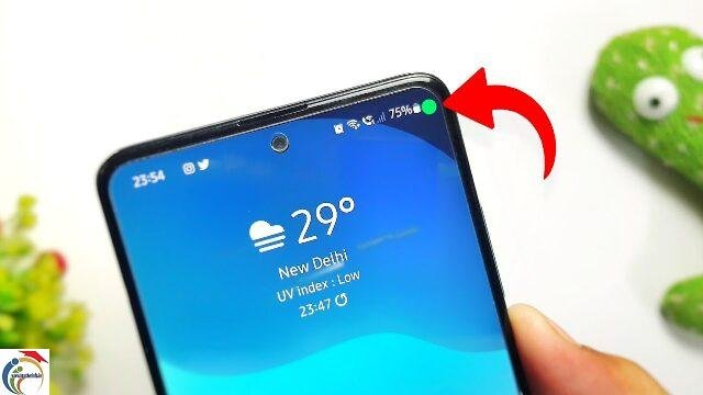 green dot on your smartphone