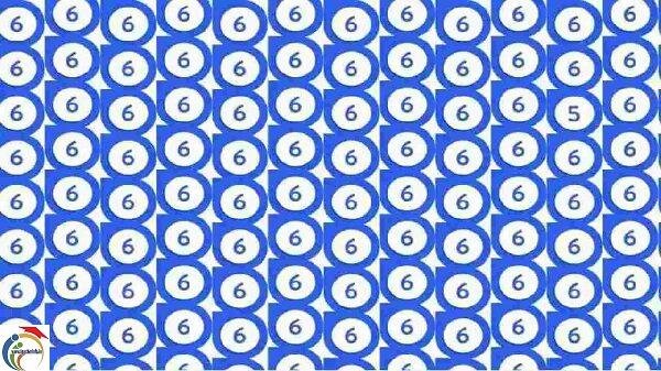 optical illusion number 6 find 5