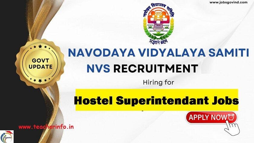 NVS NAVODAYA JOBS
