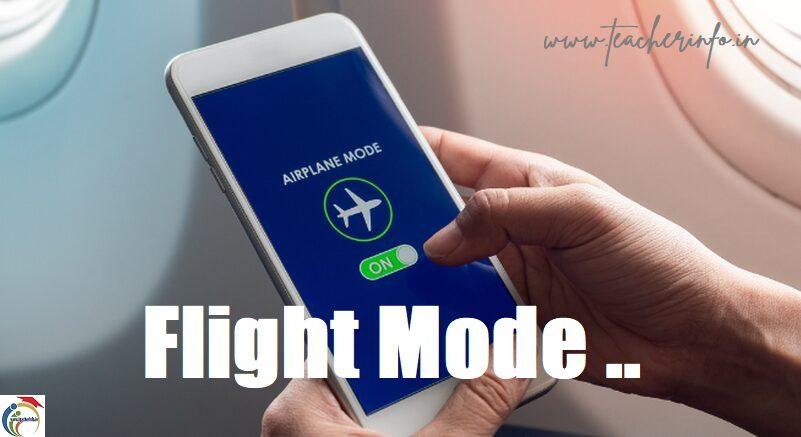 mobile flight mode uses